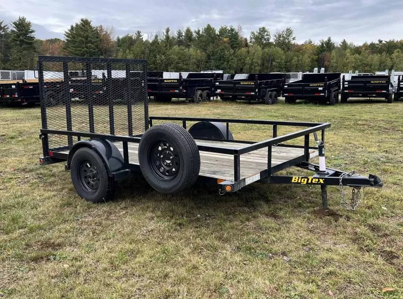 2023 Big Tex Trailers 6.5x10 Powder Coated Utility w/Rear Ramp Gate, Spare Tire & Mount