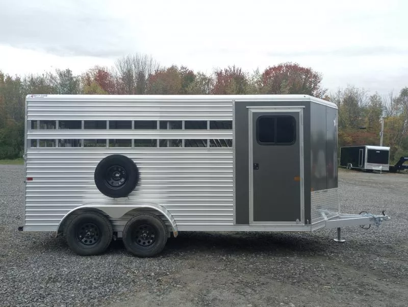 new Horse Trailers Frontier Trailers  for sale, in Manchester, ME Thumbnail 9