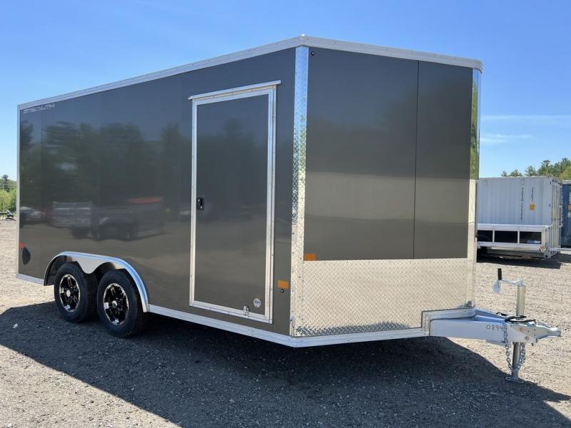 2023 Stealth Trailers 8.5x14 Aluminum Enclosed Cargo Trailer w/Sliding D-Rings & PolyCOR Exterior