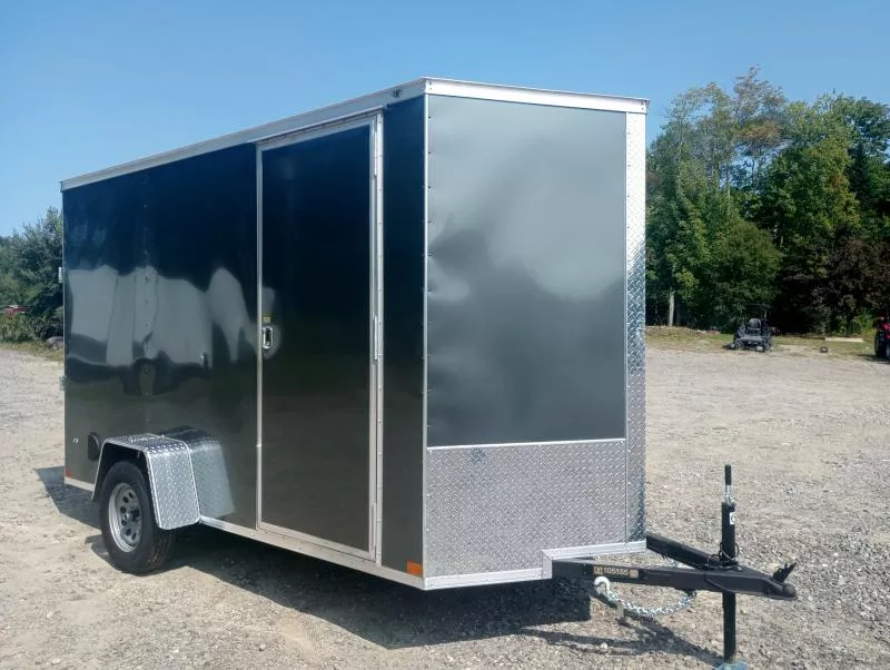 2025 Covered Wagon 6x12 Enclosed Cargo w/Extra Height, D-Rings, Spring Assist Rear Ramp
