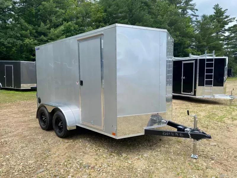 2026 ITI Cargo 7x12 Enclosed 7K Cargo Trailer w/Spring Assist Rear Ramp Door