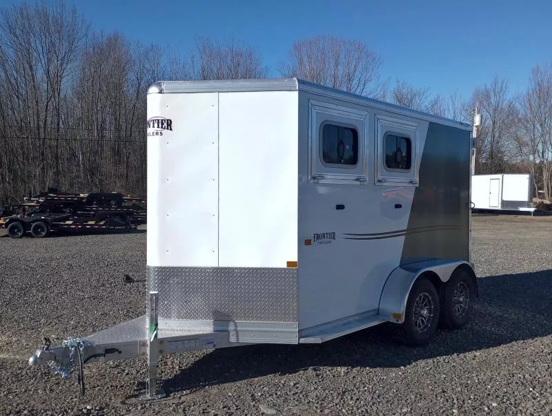 new Horse Trailers Frontier Trailers  for sale, in Manchester, ME Thumbnail 4