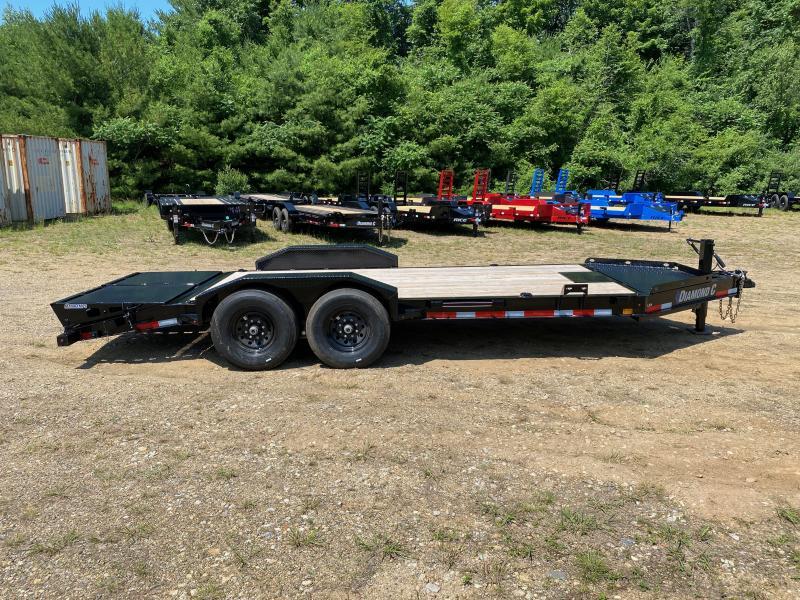 2024 Diamond C Trailers 7x18 Powder Coated 14.9K Lowpro Equipment Trailer w/Full Width Ramps FrZqO8cxwq4s