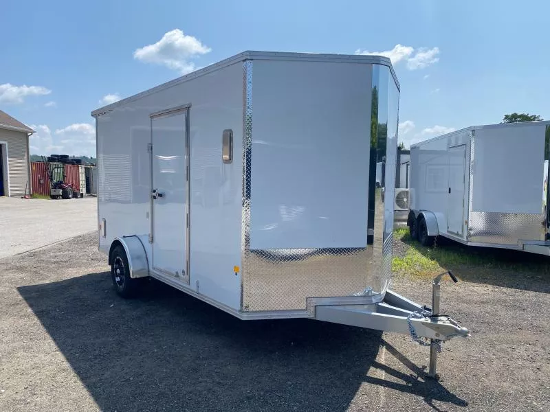 2024 Stealth 7x14 Aluminum 5K Enclosed Cargo Trailer w/Extra Height & Rear Spoiler