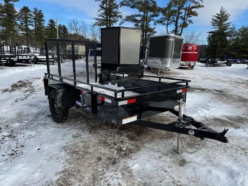 2026 Sure-Trac 5x10 Powder Coated 3K High Side Utility Trailer w/Rear Ramp Gate
