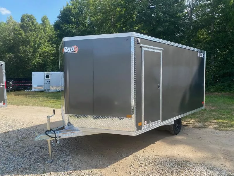 2026 SnoPro Trailers 101x12 SledLock Series 2.0 Aluminum 2-Place Enclosed Snowmobile Trailer