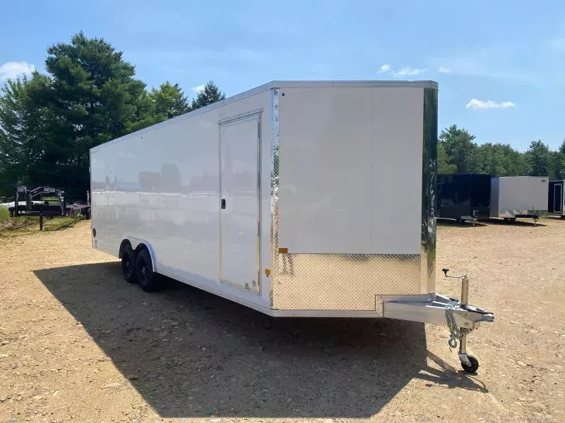 2026 Stealth Trailers 8.5x24 Aluminum 10K Enclosed Cargo Trailer w/V-Nose & Barn Doors