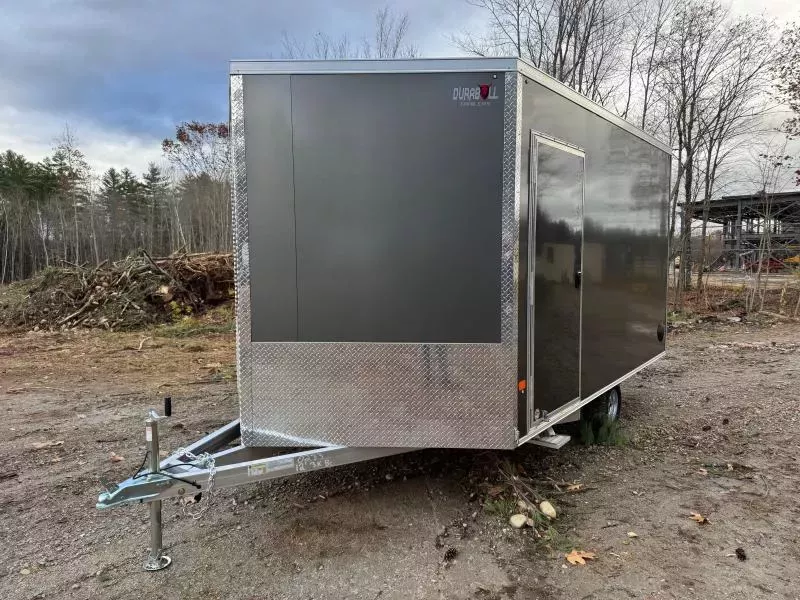 2026 Durabull Trailers 101x12 Aluminum Enclosed 2-Place Multi-Sport Snowmobile Trailer w/Extra Height & Snow Package
