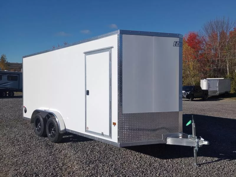 2026 E-Z Hauler 7.5x16 7K Aluminum Enclosed Cargo w/Barn Doors