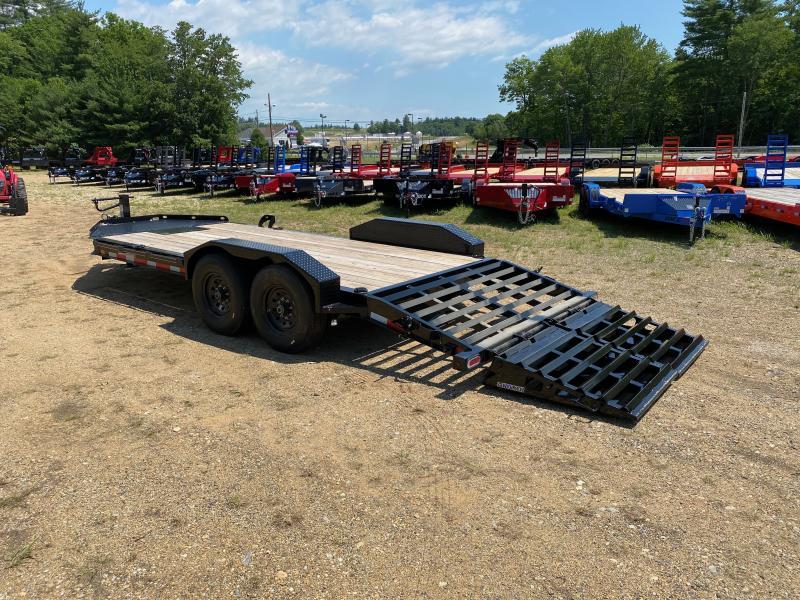 2024 Diamond C Trailers 7x18 Powder Coated 14.9K Lowpro Equipment Trailer w/Full Width Ramps FrZqO84brhoj