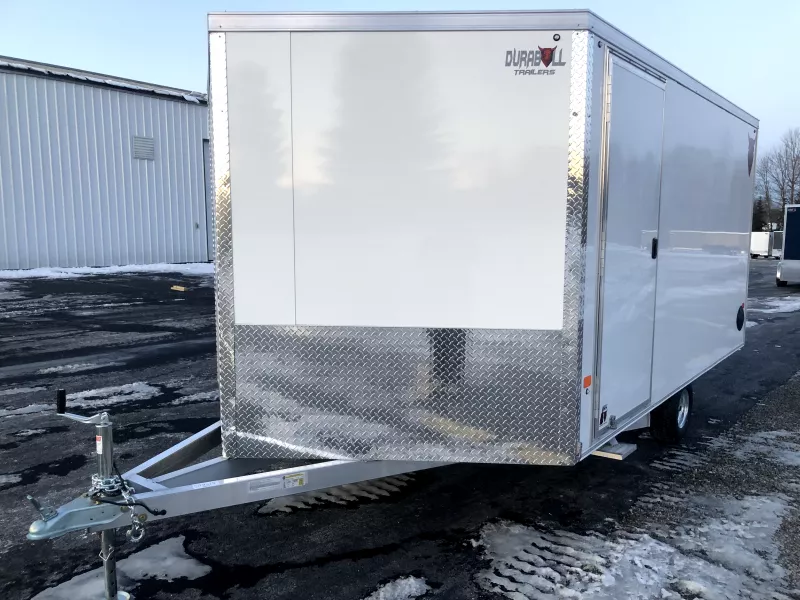 2026 Durabull 101x12 2-Place Aluminum Multisport Snowmobile Trailer w/Galvanized Package