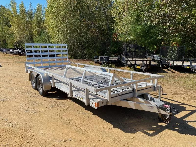 2024 Nitro 6.5x18 Aluminum 7K  Landscape Trailer w/Fold Flat & HD Rear Ramps
