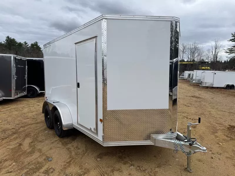 2026 Stealth 7x12 Aluminum 7K Enclosed Cargo Trailer w/Rear Barn Doors