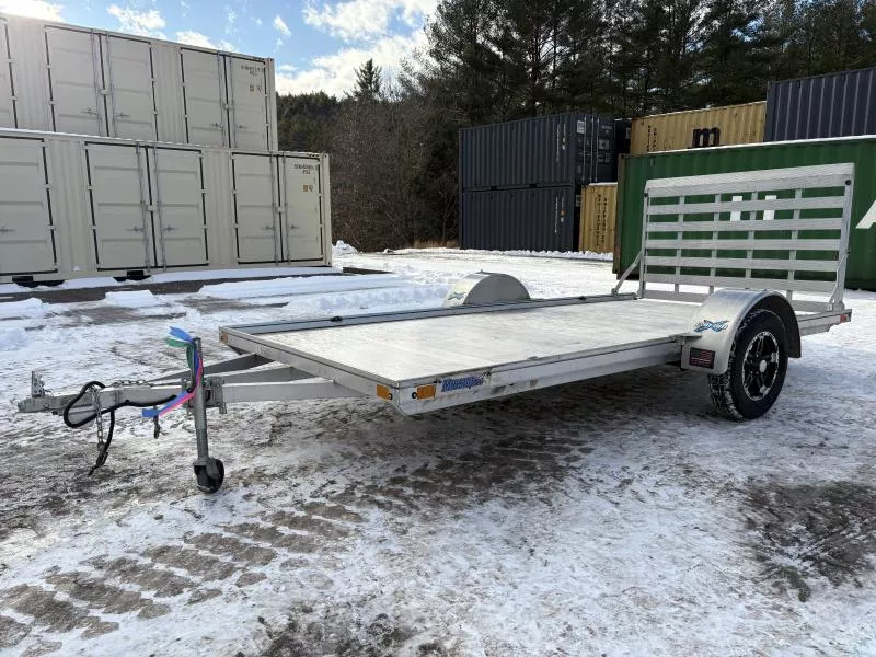 2023 Mission 6.5x14 Aluminum Utility Trailer w/Ramp & Aluminum Wheels