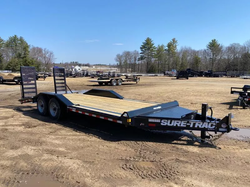 2026 Sure-Trac 8.5x17+3 Pro Series 17.6K Full Width Equipment Trailer w/HD Ramps & Toolbox