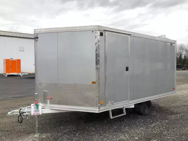 2026 Mission 101x12 Aluminum 2-Place Crossover 3.0 w/Tapered Ramp, Track Mats, Ski Guides.