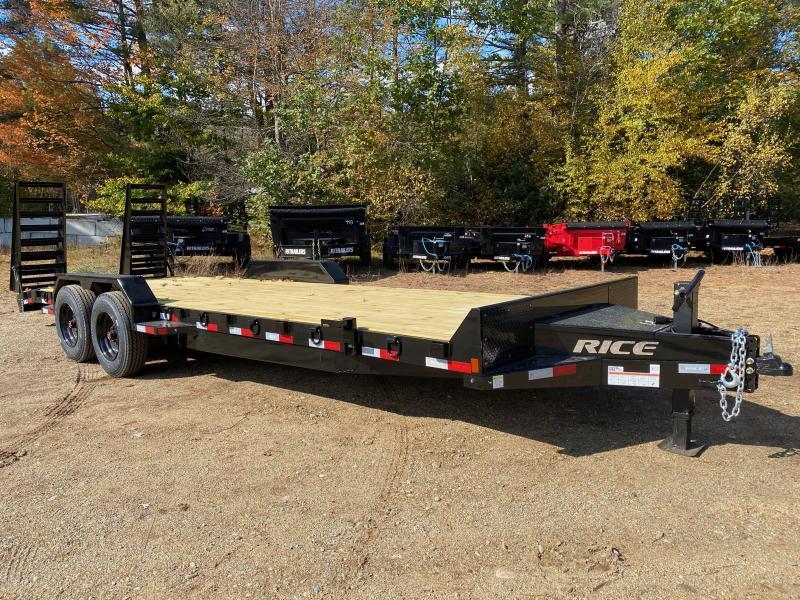 Trailer For Rice 2025 Rice Trailers 7x24 Powder Coated 16K LowPro Equipment Trailer w ...