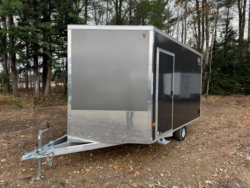 2026 Durabull Trailers 101x12 Aluminum Enclosed 2-Place Multi-Sport Snowmobile Trailer w/Extra Height & Snow Package