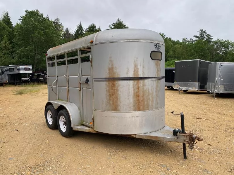 2008 S & S Dura-Line 6x12 Steel 7K Livestock / Horse Trailer