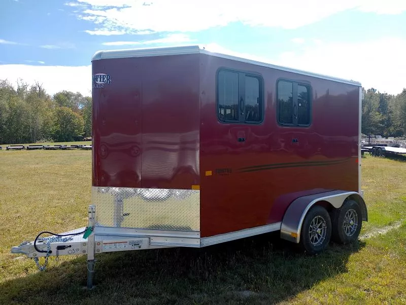 new Horse Trailers Frontier Trailers  for sale, in Manchester, ME Thumbnail 4