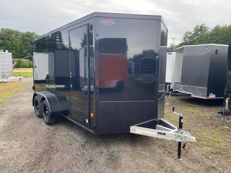 2026 Durabull Trailers 7x14 Aluminum 7K Enclosed Cargo Trailer w/Blackout Pkg. & Barn Doors
