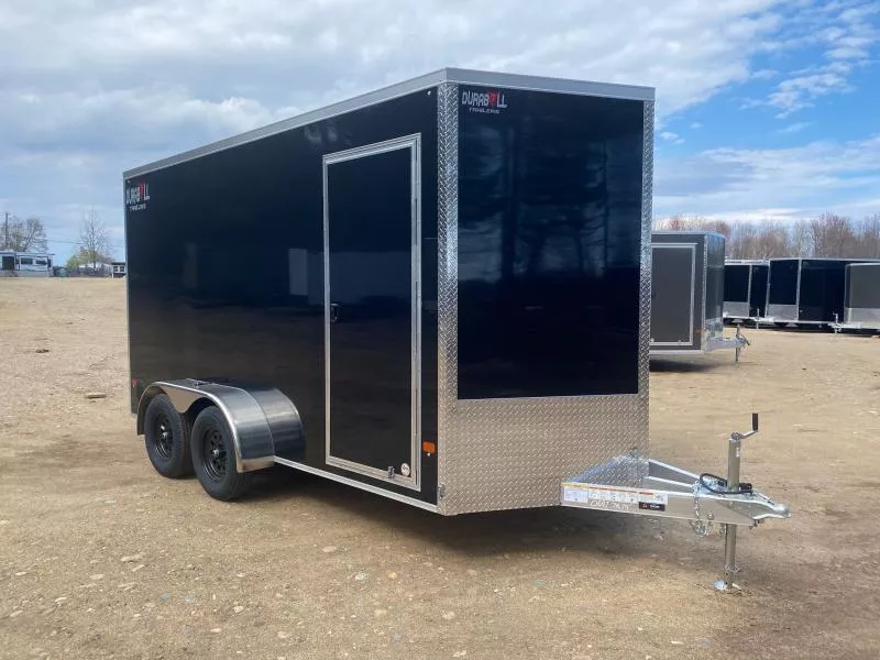 2026 Durabull Trailers 7x14 Aluminum 7K Enclosed Cargo Trailer w/Extra Height & Ramp Door