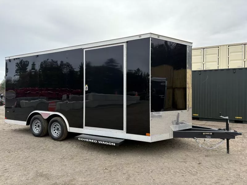 2025 Covered Wagon Trailers 8.5x18  Enclosed Cargo w/Extra Height & PolyCOR Exterior 