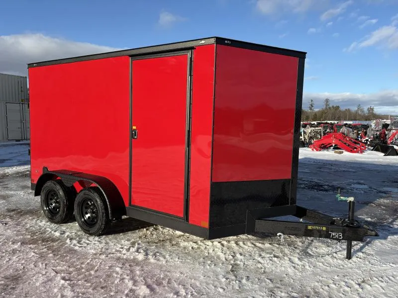 2026 Covered Wagon Trailers 7x12 7K Enclosed Cargo w/Blackout Package