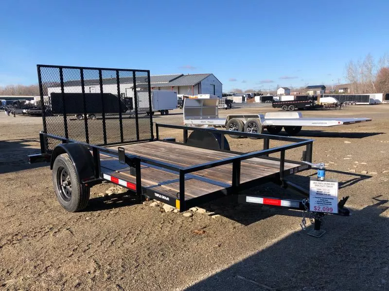 2026 Triple Crown Trailers 6x10 3K Single Axle Utility w/ Ramp Gate