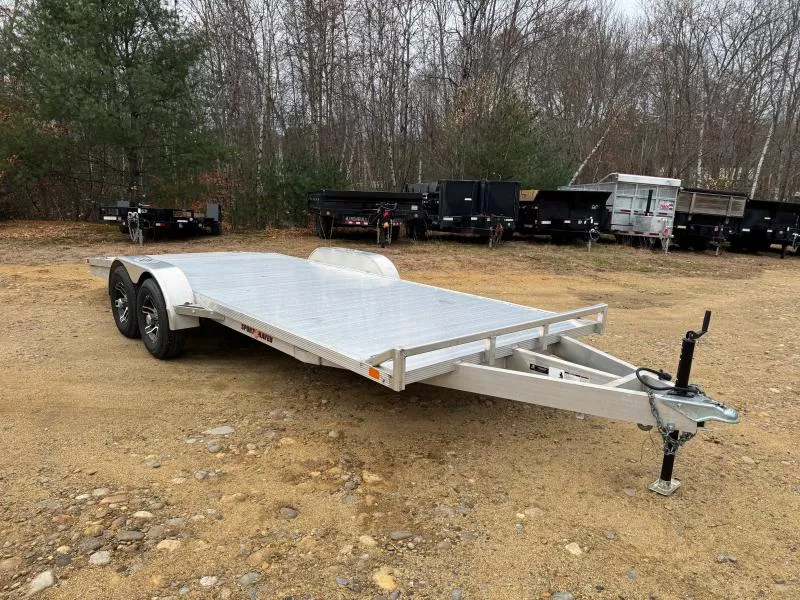 2022 Sport Haven 7x20 Aluminum Deluxe 10K Car Hauler w/Slide-In Ramps