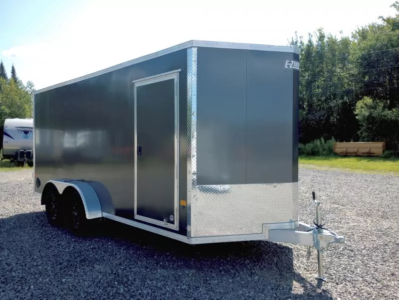 2026 E-Z Hauler 7x16 7K Aluminum Enclosed Cargo w/Double Barn Doors