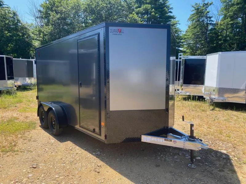 2026 Durabull Trailers 7x14 Aluminum 7K Enclosed Cargo Trailer w/Blackout Pkg. & Barn Doors