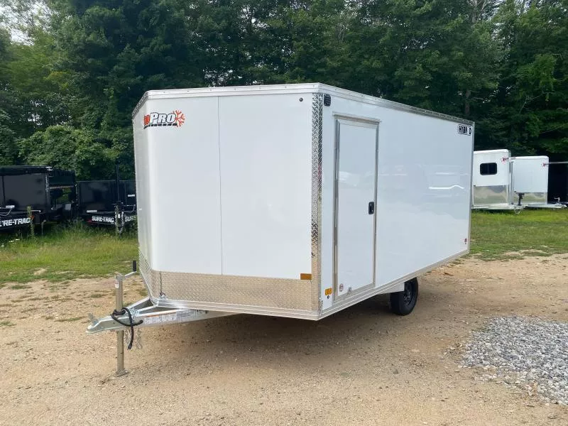 2026 SnoPro Trailers 101x12 SledLock Series 2.0 Aluminum 2-Place Enclosed Snowmobile Trailer