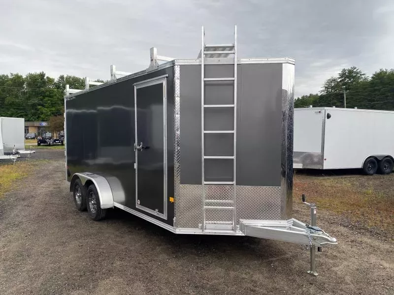2026 Stealth Trailers 7x16 Aluminum 7K Enclosed Ultimate Contractor Cargo Trailer w/Cargo Package & Alum Wheels
