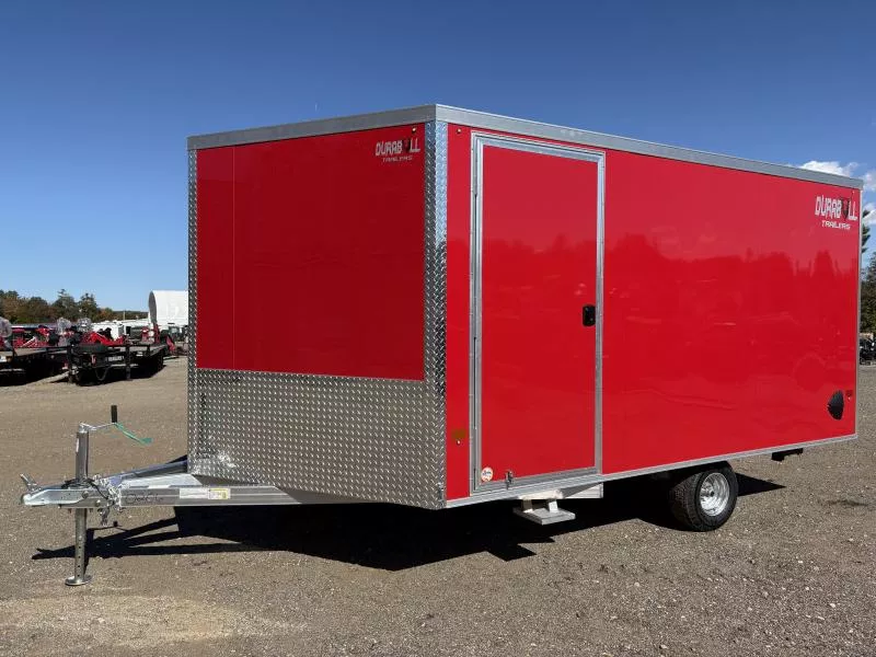 2026 Durabull Trailers 101x12 2-Place Aluminum Multisport Snowmobile Trailer w/Galvanized Package & Snow Package