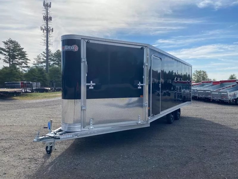 2026 SnoPro Trailers 101x22+6 Aluminum 4/5-Place Enclosed Snowmobile Trailer w/Tapered Ramps