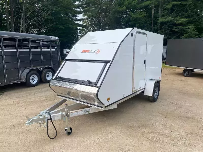 2026 SnoPro Trailers 60x12 Aluminum 2.2K Single Place Enclosed Snowmobile Trailer w/Tapered Ramp