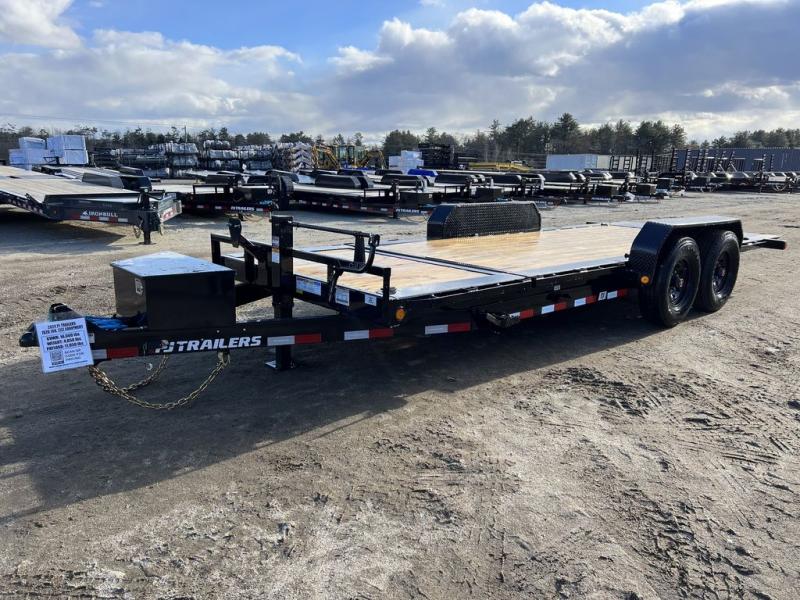 2024 PJ Trailers 7x20 16K Powder Coat Hydra Tilt w/Front Toolbox
