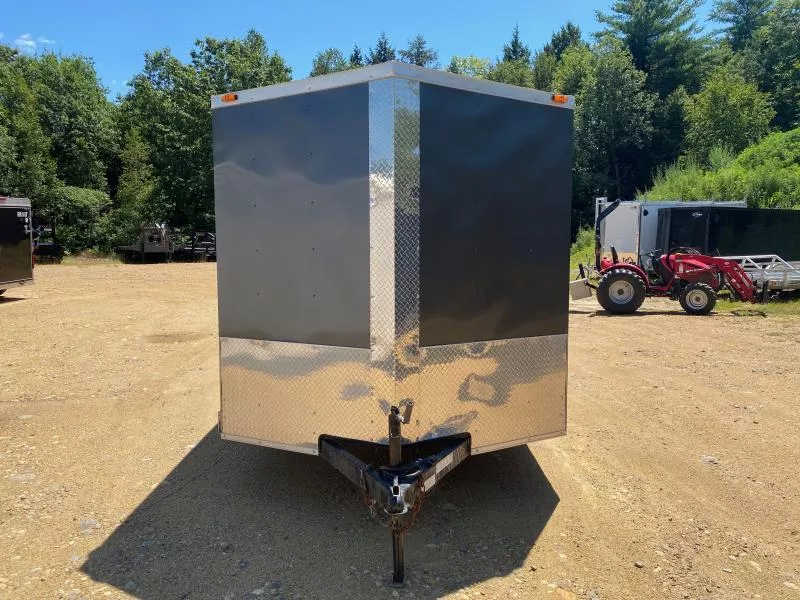 2021 Triple R 7x12 Enclosed 7K Cargo Trailer w/E-Trac & Wheel Chock
