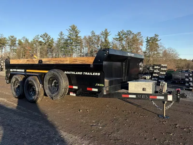 2026 Southland Trailers 7x14 17.5K Dump Trailer w/ Barn Gate & Tarp