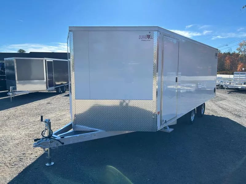 2026 Durabull Trailers 101x18 Aluminum Enclosed 3/4-Place Multi-Sport Snowmobile Trailer w/Galv Axles & Wheels