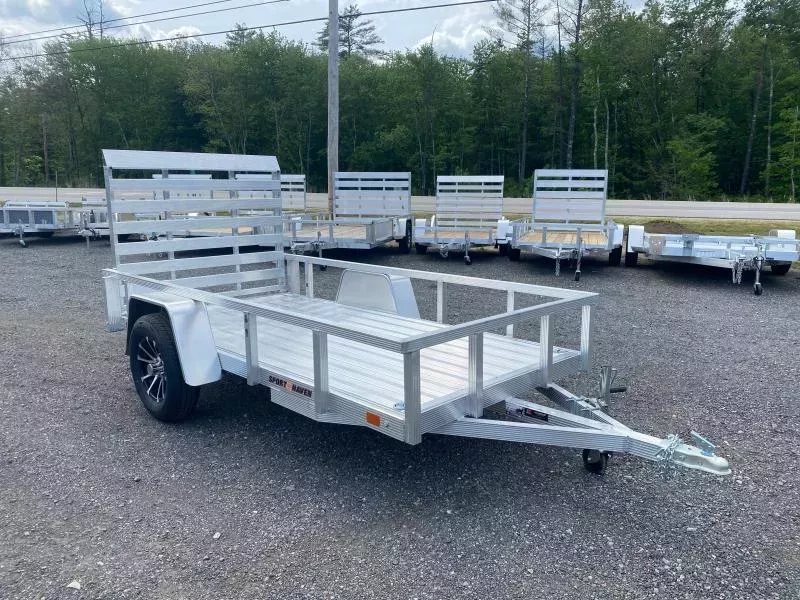 2026 Sport Haven 5x10 3K Aluminum Utility w/Fold Flat Rear Ramp