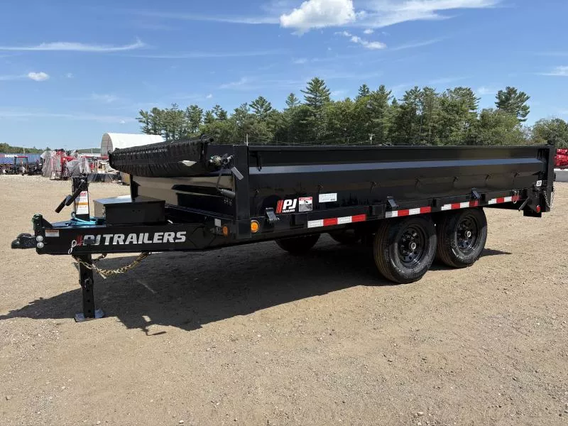 2026 PJ Trailers 8x14 14K Deckover Dump Trailer w/Combo Gate