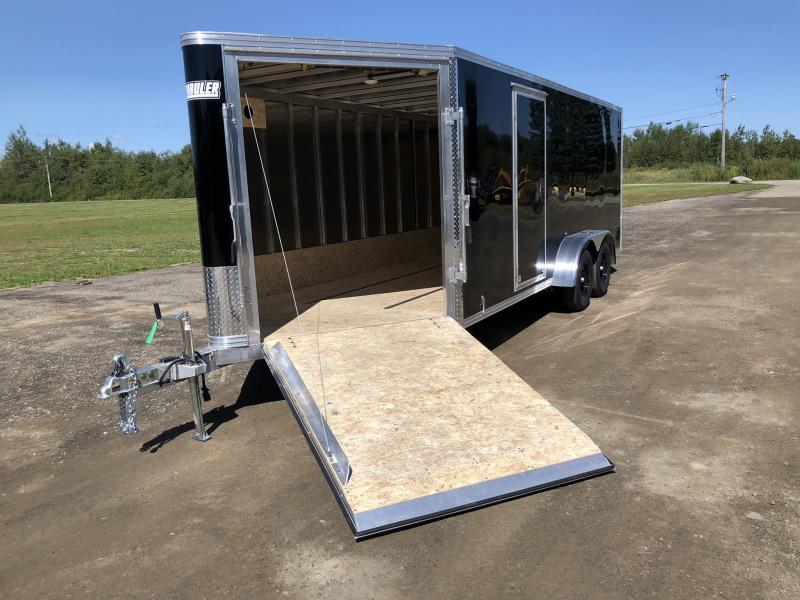 2025 EZ Hauler 7x18 Aluminum 3-Place Drive In/Out w/Tapered Ramps. 1930 lbs.