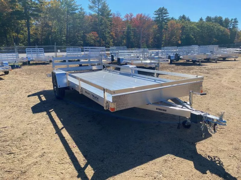 2026 Bear Track 6.5x15 All Aluminum 4.4K Utility Trailer w/Side Rail Kit & Bi-Fold Ramp
