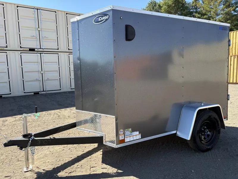 2026 ITI Cargo 5x8 Enclosed Cargo Trailer w/Spring Assist Rear Ramp 