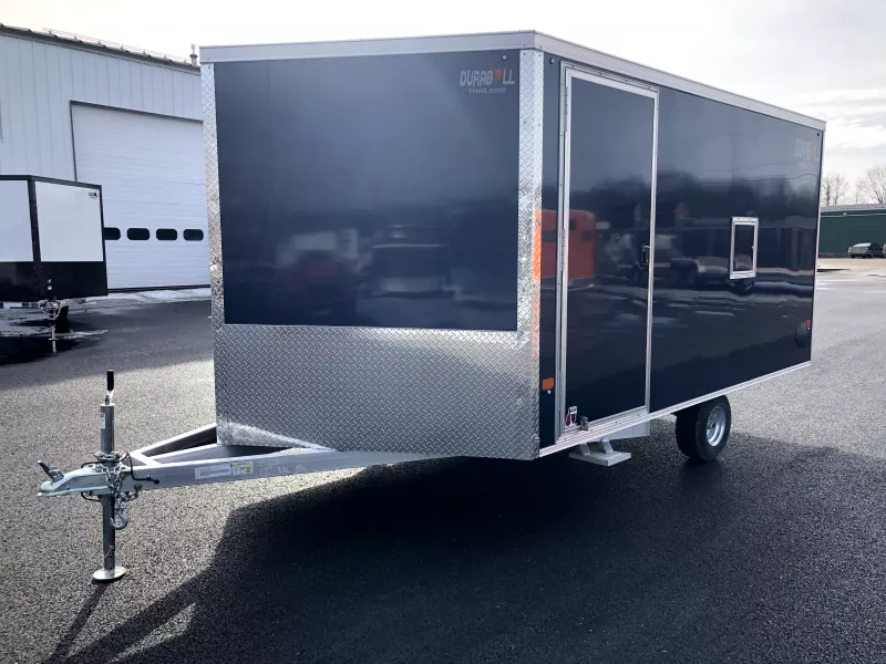 2026 Durabull 101x12 2-Place Aluminum Multisport Snowmobile Trailer w/Galvanized Package