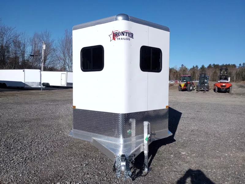 new Horse Trailers Frontier Trailers  for sale, in Manchester, ME Thumbnail 3