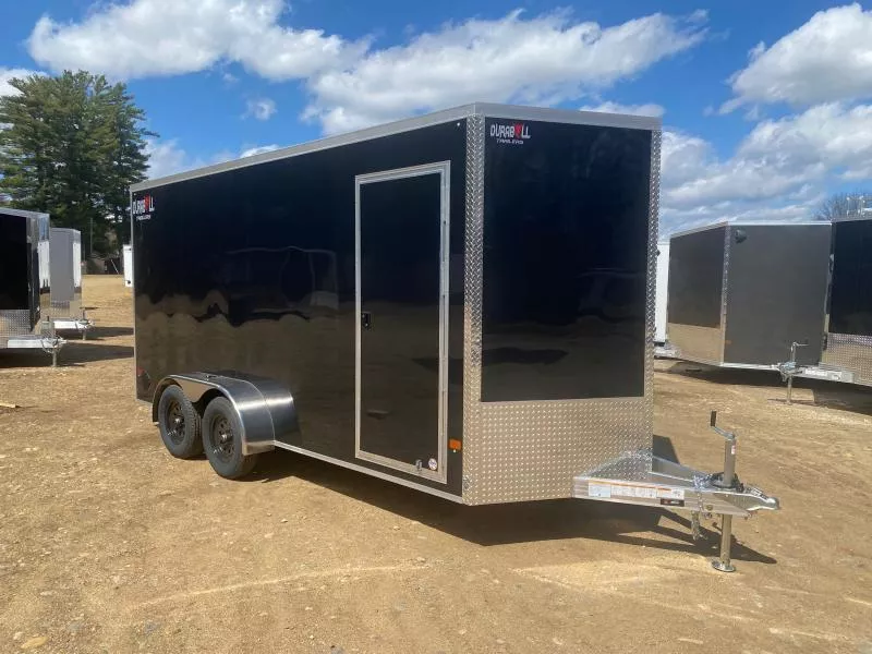 2026 Durabull Trailers 7x16 Aluminum 7K Enclosed Cargo Trailer w/Extra Height & Ramp Door