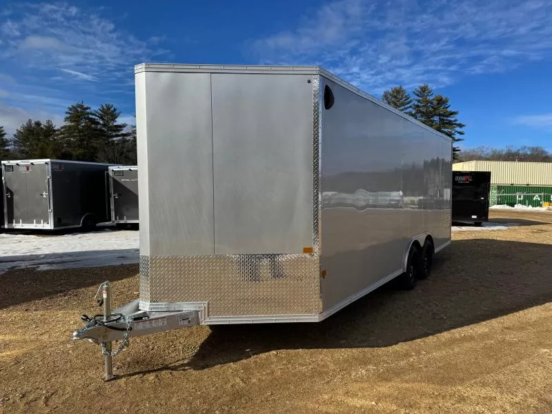 Seized Rear Trailer 2026 Stealth Trailers 8.5x20 XLT Pro 7K Aluminum Enclosed Car Hauler w ...